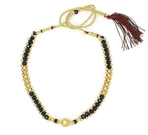 Buy COLOUR OUR DREAMS Ethnic Traditional Maharashtrian black Beads ...