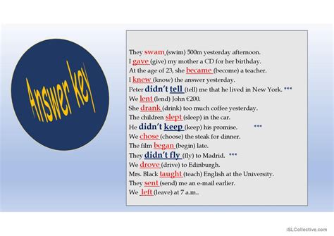 Past Simple 的图像结果