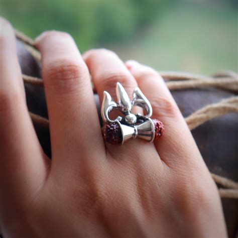 Trishul Damru Unisex Ring – Smith Jewels