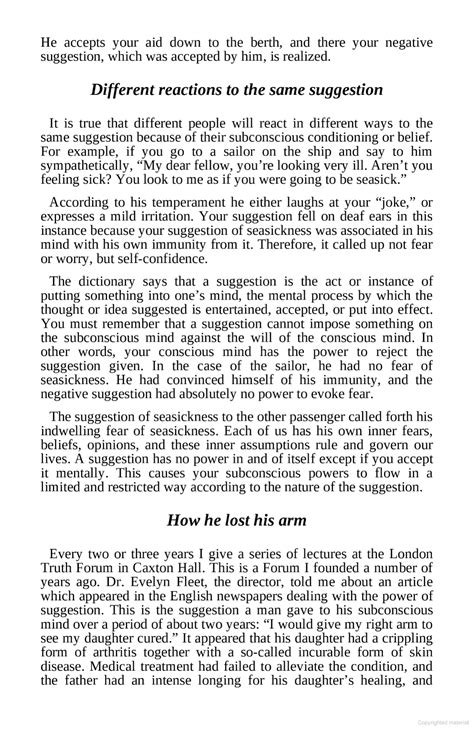 The Power of Your Subconscious Mind Written by Dr Joseph Murphy in ...