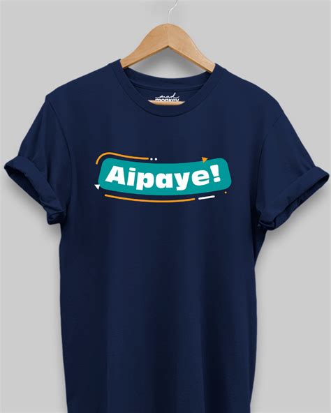 Aipaye! Unisex T-shirt Navy Blue – Mad Monkey