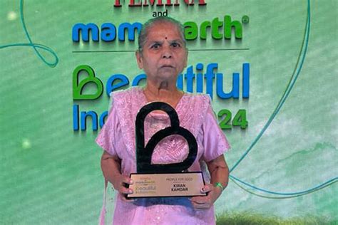 Femina and Mamaearth Beautiful Indians 2024 Awardees: Kiran Kamdar