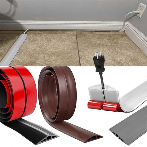 Self Adhesive Cord Hider Space Saving Floor Cable Management For ...