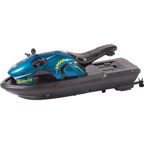 RC Mini Jet Ski Blue - 2.4 Ghz for hours of fun