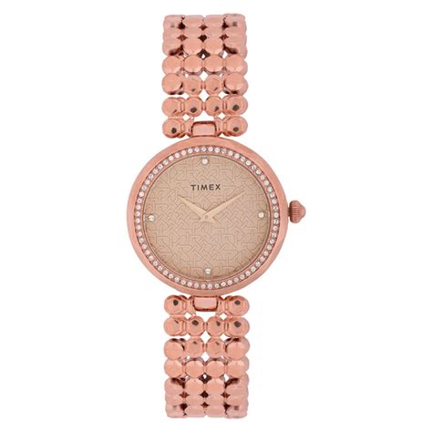 Buy Timex Rose Gold Toned Women Watch Online