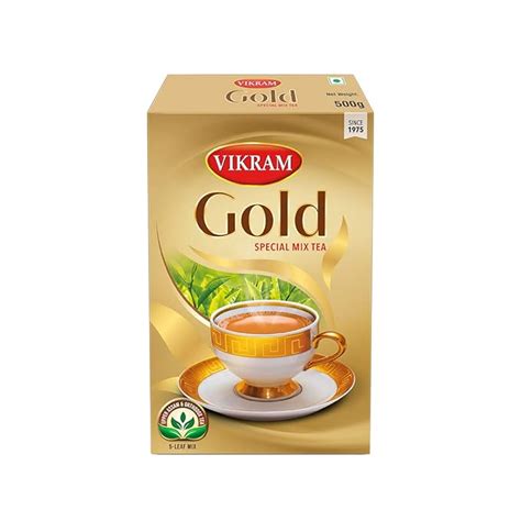 VIKRAM Gold Special Tea | Blended With 5 Unique Types Of Leaves From ...