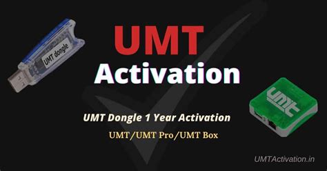 UMT Activation Online Service - Activate UMT Dongle/UMT Pro