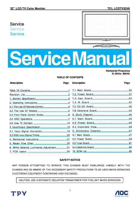 TCL TV Manual 的图像结果