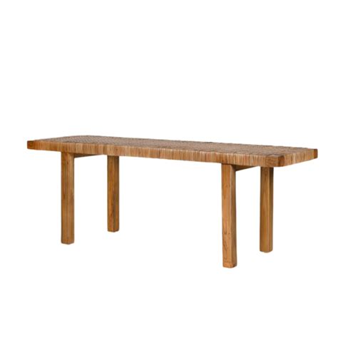 Shop Rattan Bench Seat | Designer Luxury Seating Bench – The Living ...