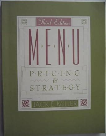 Buy Menu pricing & strategy Book Online at Low Prices in India | Menu ...