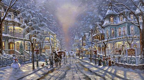 Christmas Landscape Wallpapers - Top Free Christmas Landscape ...