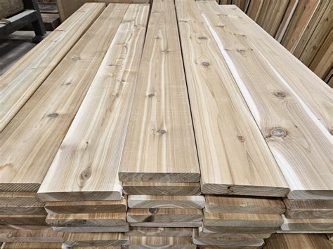 Red And White Cedar Lumber How To Stain & Treat Western Red Cedar For