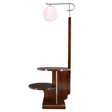 1930s Jindrich Halabala Floor Lamp in Walnut Finish , Restored For Sale ...