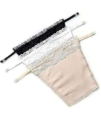 ZUVAIRIYA STORE Cotton Clip-On Camisole for Women with Mock Lace Design ...