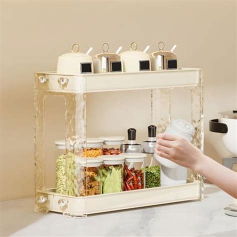 KREPS Plastic Bathroom Counter Organizer Countertop Storage, Cosmetics ...