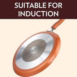 Buy Borosil Russet Non-Stick 3 Pieces Cookware Set | Induction & Gas ...