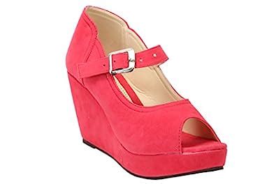 lozenge Casual Sandal Red : Amazon.in: Fashion