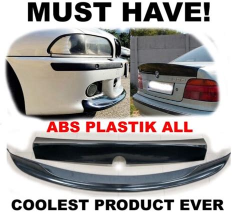 Buy BMW E39 M5 FRONT BUMPER REAR TRUNK SEDAN Lip splitter Spoiler CSL ...