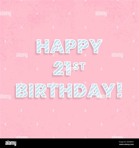 21st birthday Stock Vector Images - Alamy
