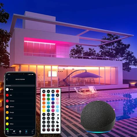 Buy Kakameow 65.6ft Smart Led Strip Lights Work with Alexa,led Lights ...