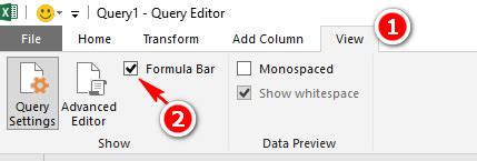 Image result for Power Query Formula Bar Hack