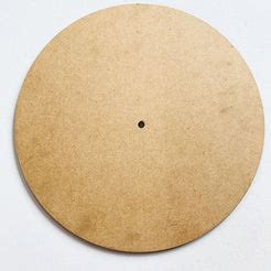 Round MDF Clock Sheet – SD Fine Arts