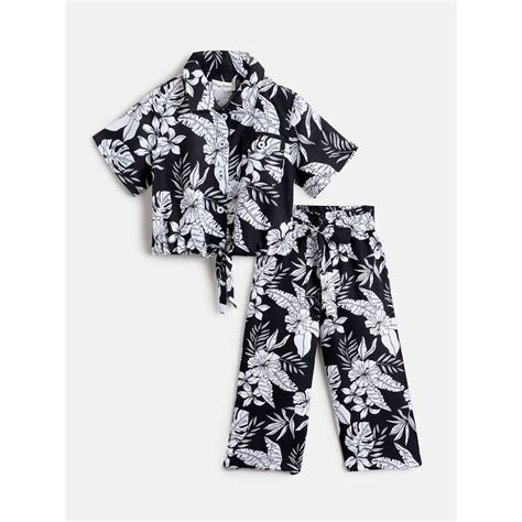 Buy Hopscotch 2-Piece Floral Shirt and Pant Online