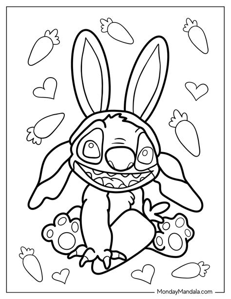 41 Easter Bunny Coloring Pages (Free PDF Printables)