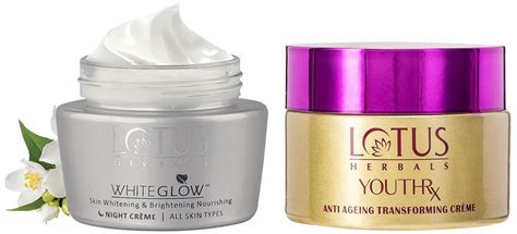 Lotus Herbals White Glow Skin Whitening and Brightening Nourishing ...