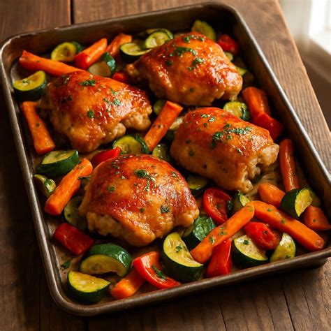 Chicken Thigh Sheet Pan – Easy One-Pan Dinner