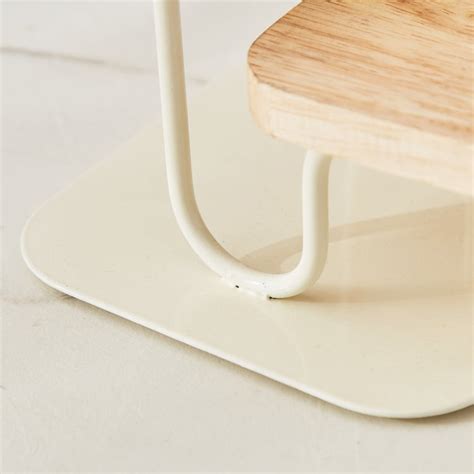 Buy Lets Garden Metal and Wood Tabletop Stand from Home Centre at just ...