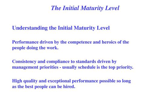 Image result for Capability Maturity Model Initial Level Picture