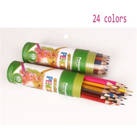 Rbdtoy Josfia Colored Pencils Set 24 Colors With Color Names ...