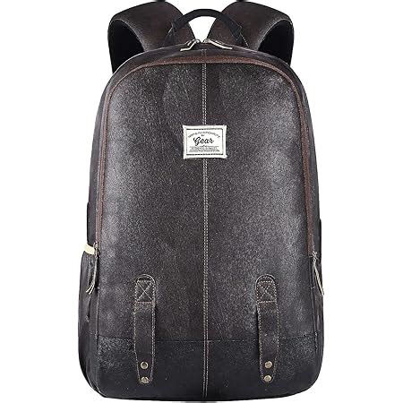 AirCase Vegan Leather Laptop Bag Backpack for Men & Women, 22 l, Tan ...