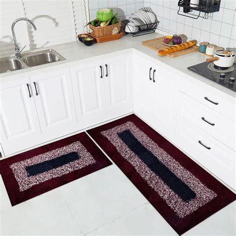 Buy Kuber Industries Kitchen Set | Luxury Kitchen Floor Door Mat Runner ...