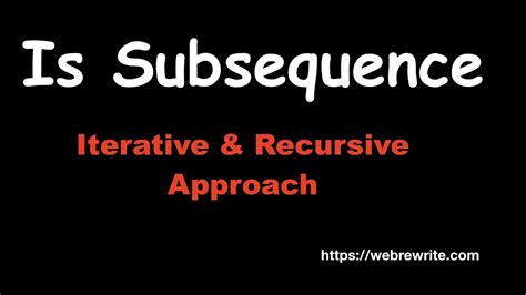 Image result for Subsequence Meaning