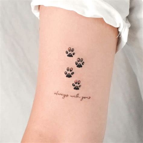 20+ Memorial Paw Print Tattoo Ideas That Will Blow Your Mind!