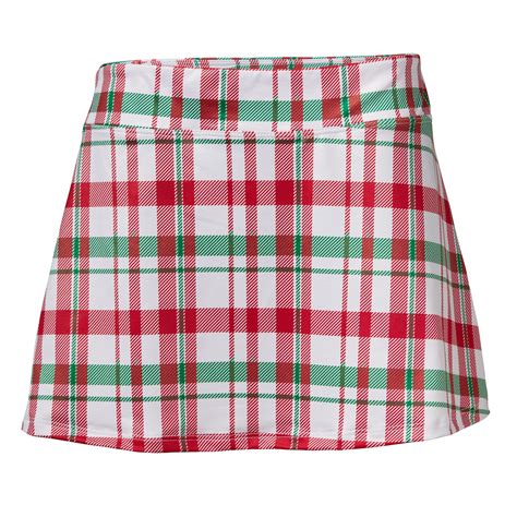 Open image in slideshow, Sassy Skirt-White Holiday Plaid (Holiday ...