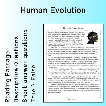 Image result for The Evolution of Language Reading Answers