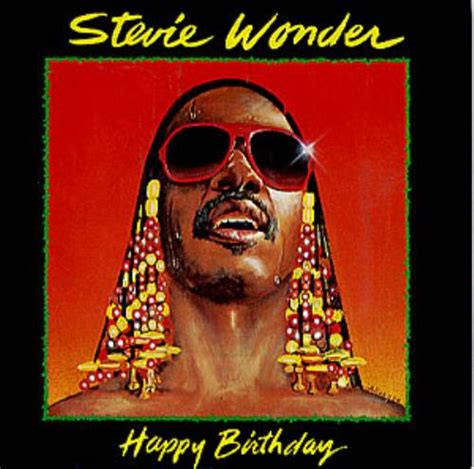 Stevie Wonder Happy Birthday UK 7" vinyl single (7 inch record) (295723)
