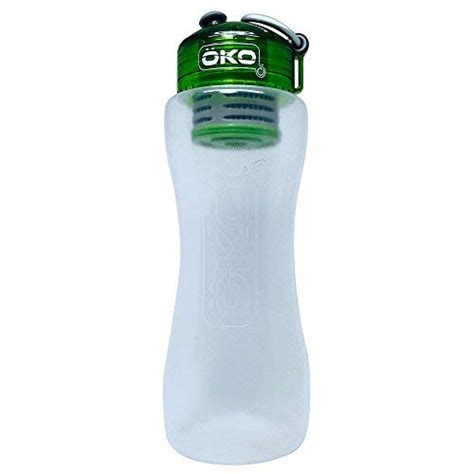 OKO H2O Advanced Filtration Medium (650 ml) Water Bottle with Level 2 ...