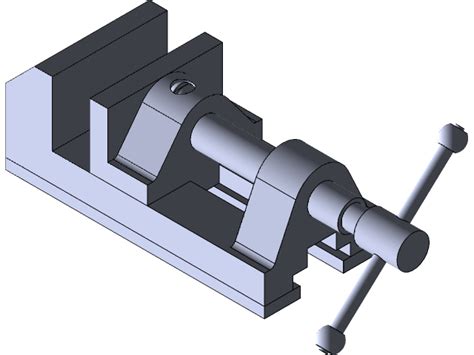 Image result for Machine Vice Assembly Drawing