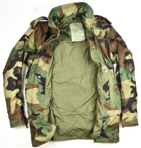 Army M65 USGI BDU Woodland Cold Weather Field Jacket