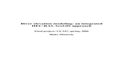 Elevation Controlled Gate HEC-RAS 的图像结果