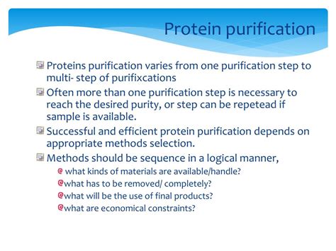 Image result for Basic Principles of Protein Purification