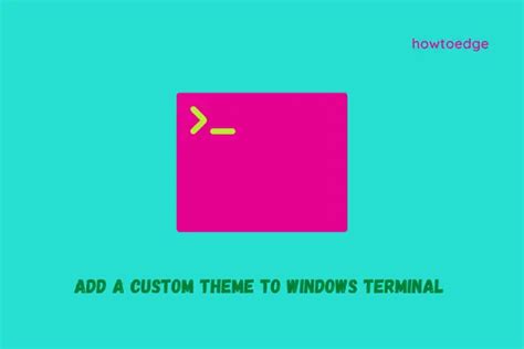 Image result for Windows Terminal Customization