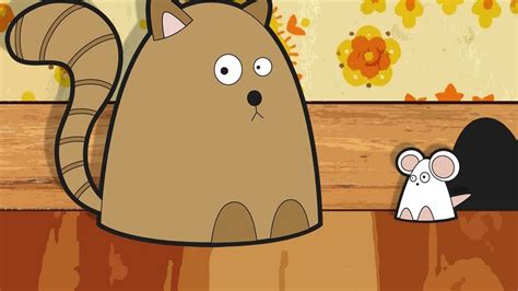 Wallpaper mouse, hole, cat, drawing, hunting hd, picture, image