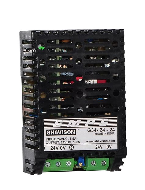 Shavison DC-DC SMPS G34-24-24, I/P : 18 to 36VDC, O/P : 24VDC, 1A ...