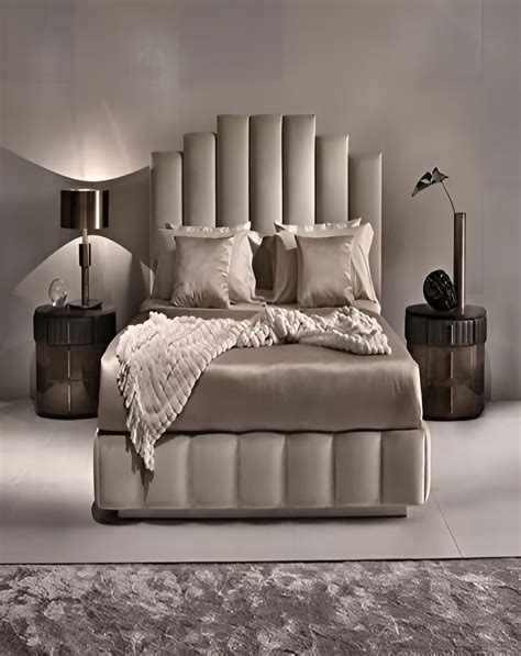 Buy Amia king/queen bed with wall mounted headboard Online – ANGIE HOMES