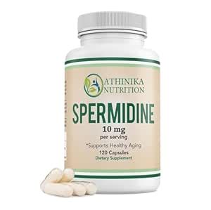 Spermidine Supplement (10mg of 99% Spermidine 3HCL - Third Party Tested ...